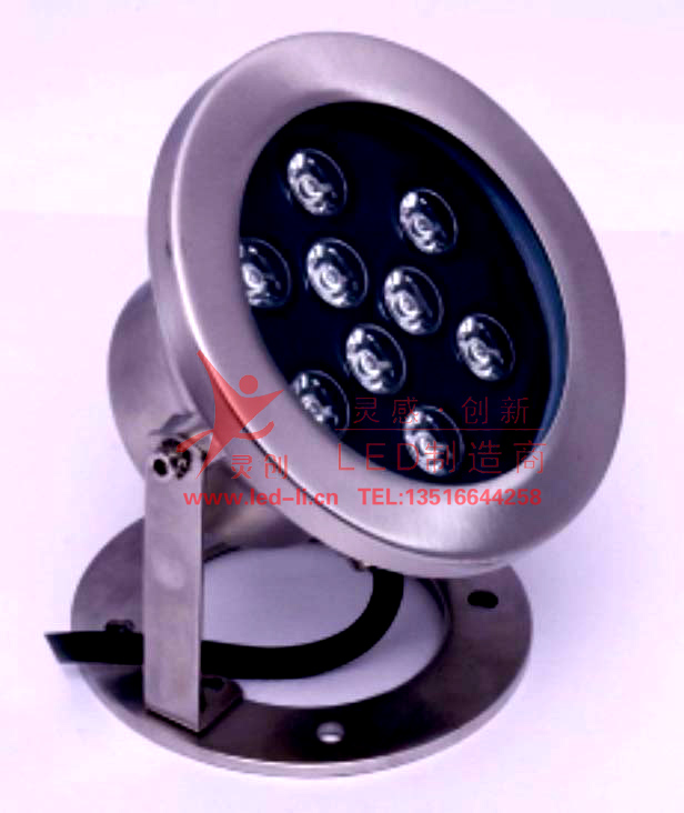 9W单色水底灯展示