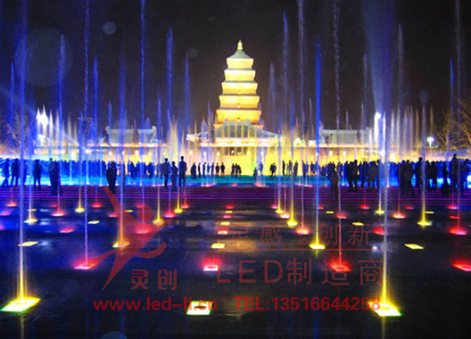 LED水底灯展示效果