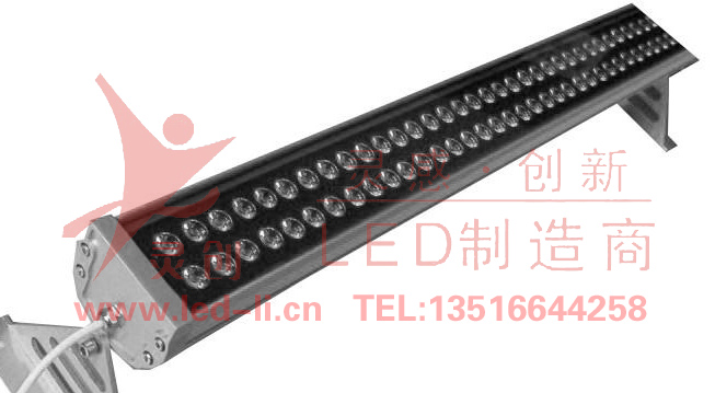 72W单色洗墙灯效果