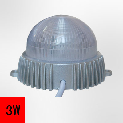 点光源铝底3W圆120_灵创品牌
